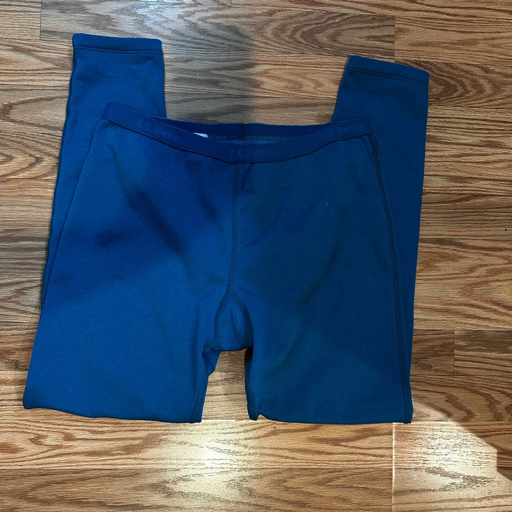 L.L. Bean Blue Thermal Base Layer